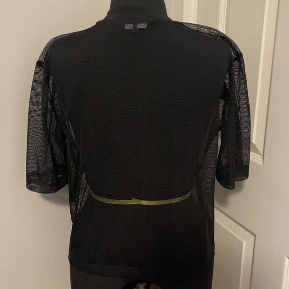BEBE Sport mesh shirt Size M - Picture 8 of 9